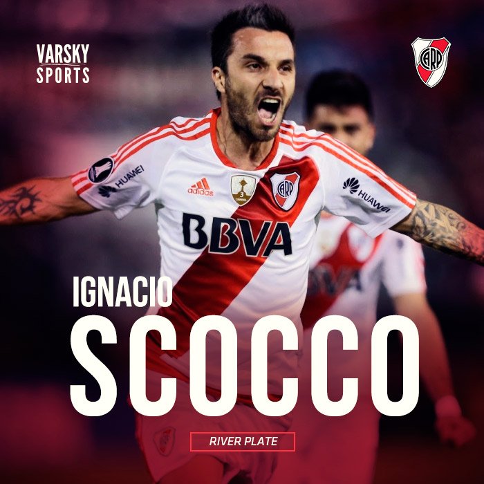 VSportsTM's tweet photo. GOL DE RIVER! Scocco. 7-0! Cinco de Nacho. MEMORABLE! https://t.co/w7pEDahms2
