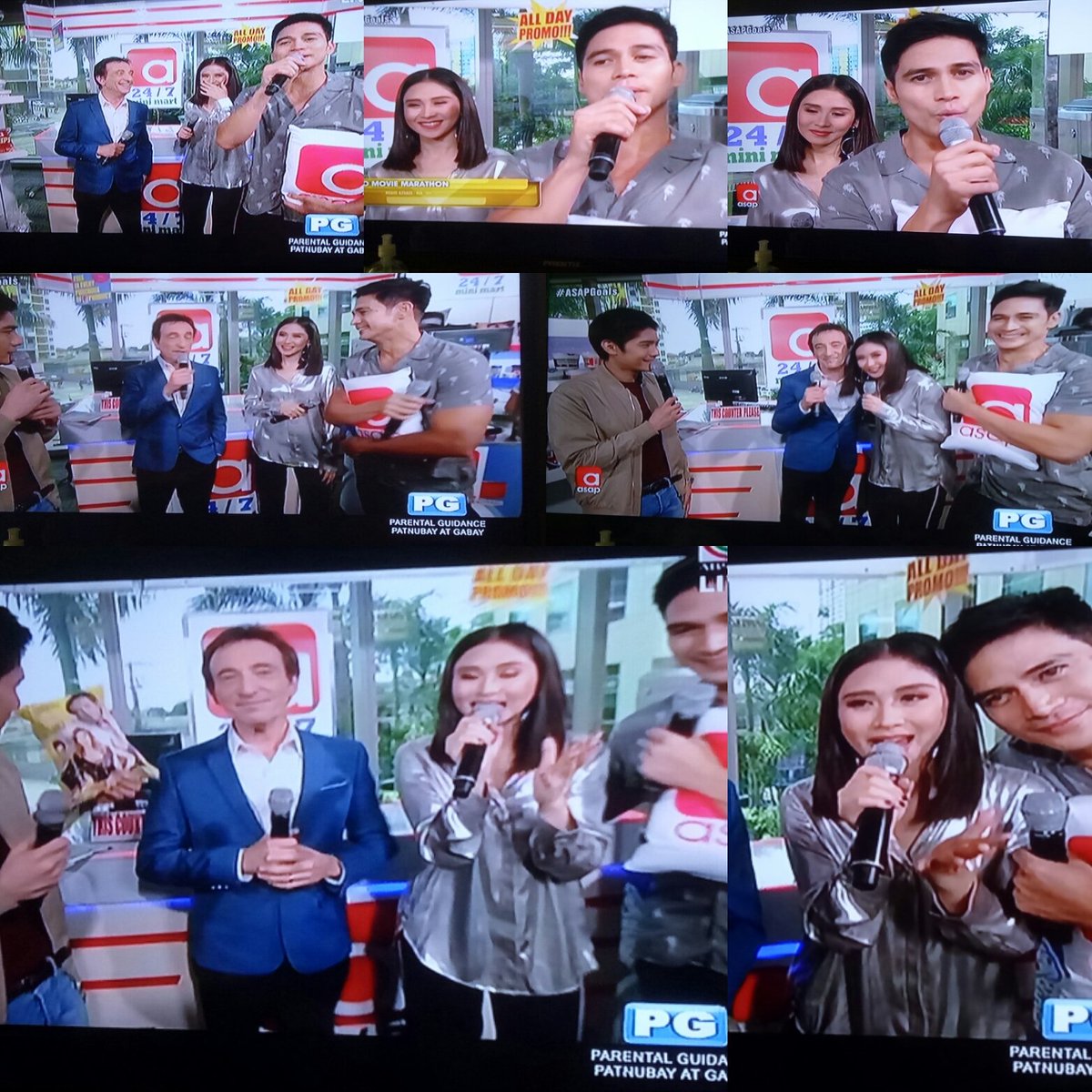 PopsterAshMatt8's tweet photo. Sarah G's spiel (Part 2) with Piolo, Robi and David Pomeranz.

#ASAPGoals
#Popsters https://t.co/hzOJgCFOw8