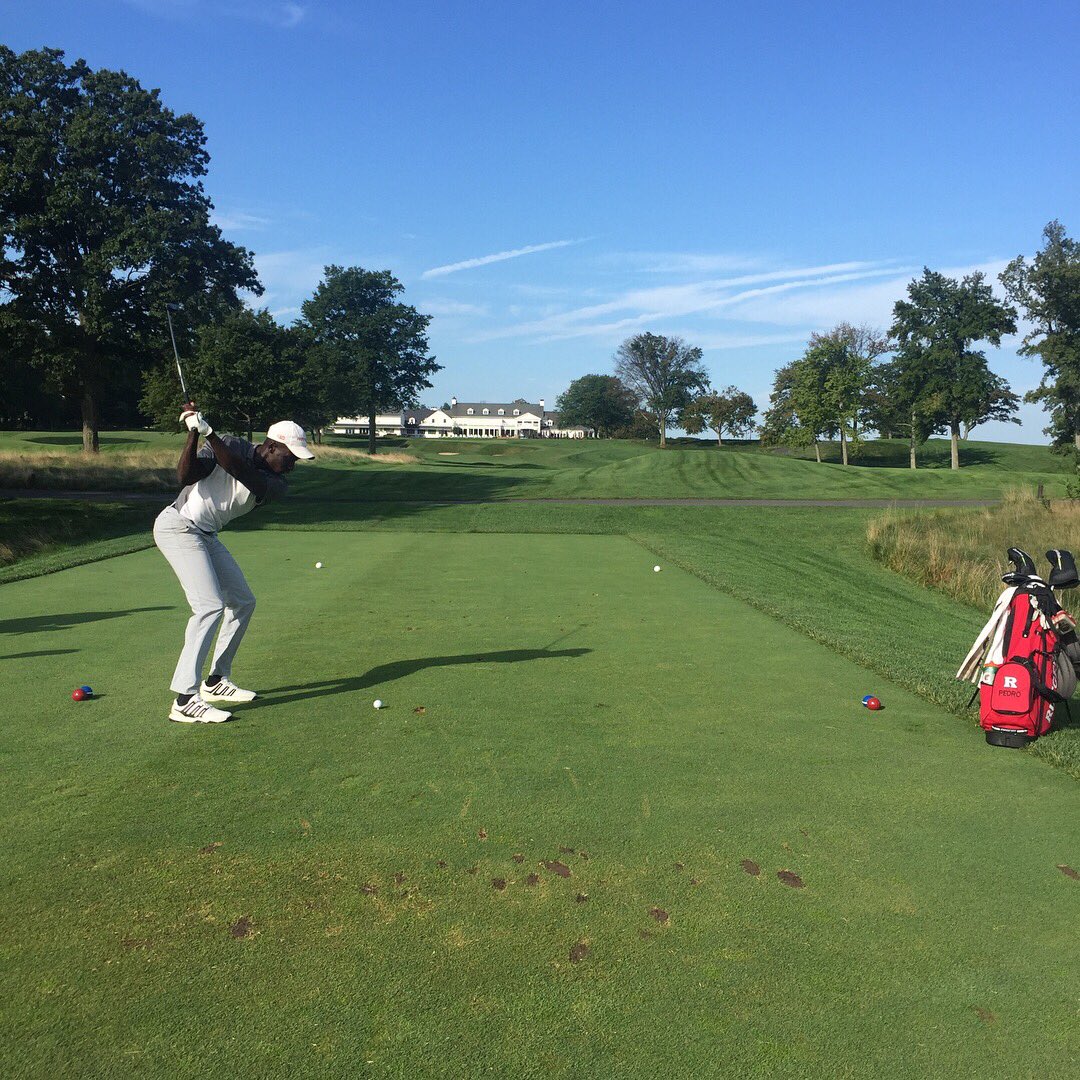 RUMensGolf's tweet photo. Not your average practice venue. #plainfieldcc https://t.co/qbOUZYj6UN