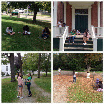 jaimesweller's tweet photo. Wednesday Walks in YA Lit: Sts journey on & off campus, making cxns b/t their novels & nature. #naplescsd #BookWalks https://t.co/3qpi4AnXWr