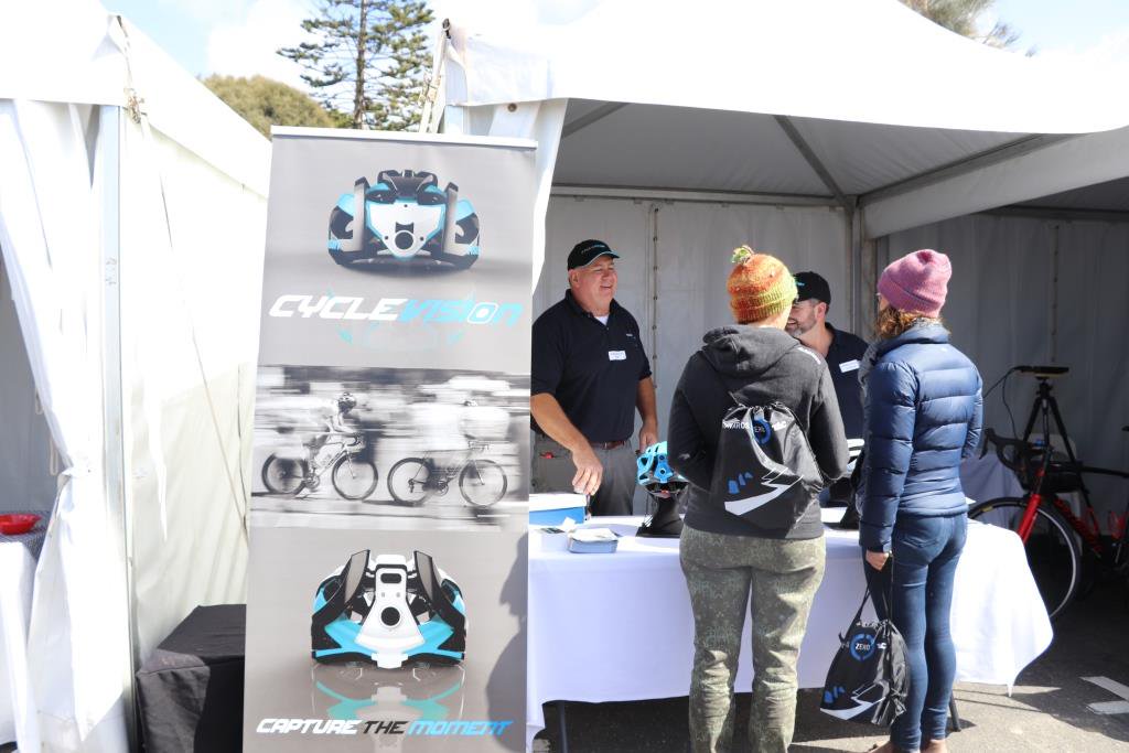 cyclevision_au's tweet photo. We showcased our prototype helmets at Amy Gillett's Gran Fondo event. Many expressed they cannot wait until they go into production🚲👏🏼 https://t.co/hbjpOpZd9E