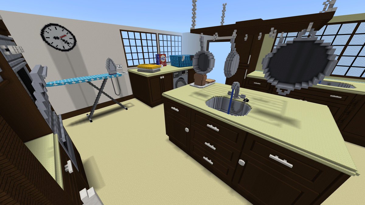 D0nDaddie's tweet photo. #minecraft #teamxstream mega kitchen build https://t.co/V6CFuUrzkY