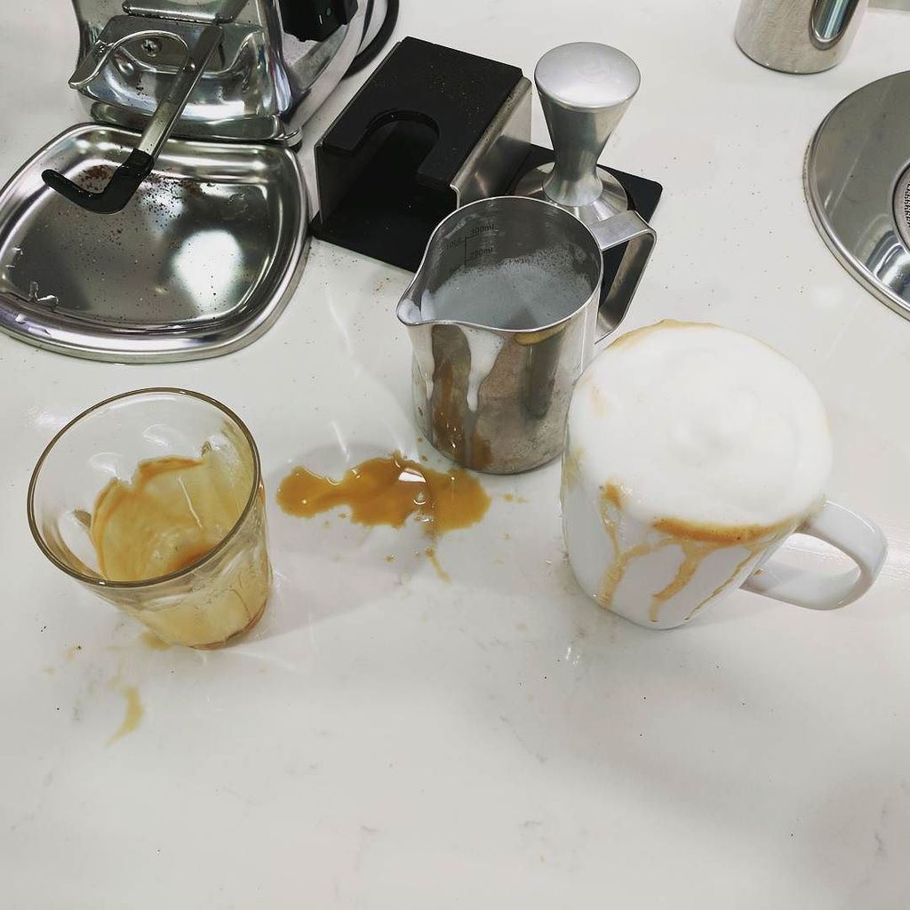 warfuric's tweet photo. Perfection! #shittycoffeeart with #theneil #coffee #coffeeart https://t.co/rP4WEhczzs https://t.co/oCbWb73XTK