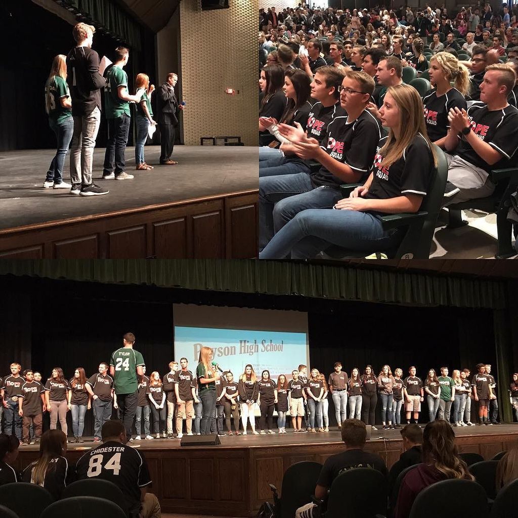 PaysonLions's tweet photo. Thanks HOPE squad for the great assembly. #phslions https://t.co/nAwpTlzrlf