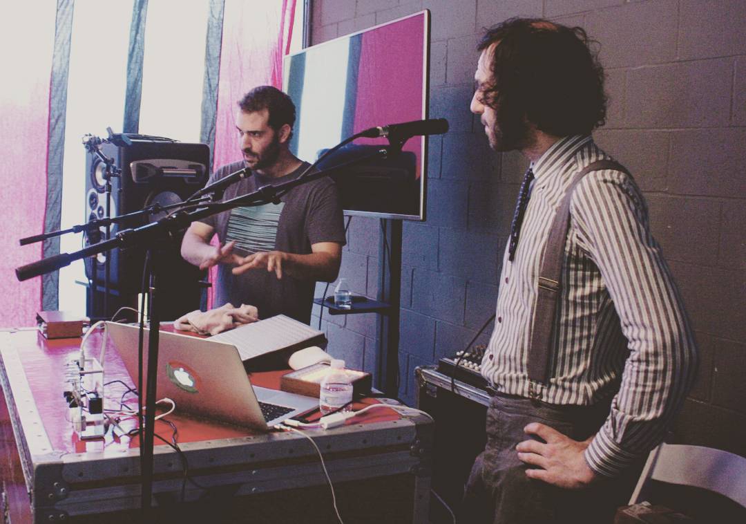 beatlabacademy's tweet photo. #tbt When @sidebrain hosted an @Ableton user meeting with @Daedelus at @vintageking  

#beatlabacademy #ableton https://t.co/w237lT7eUU