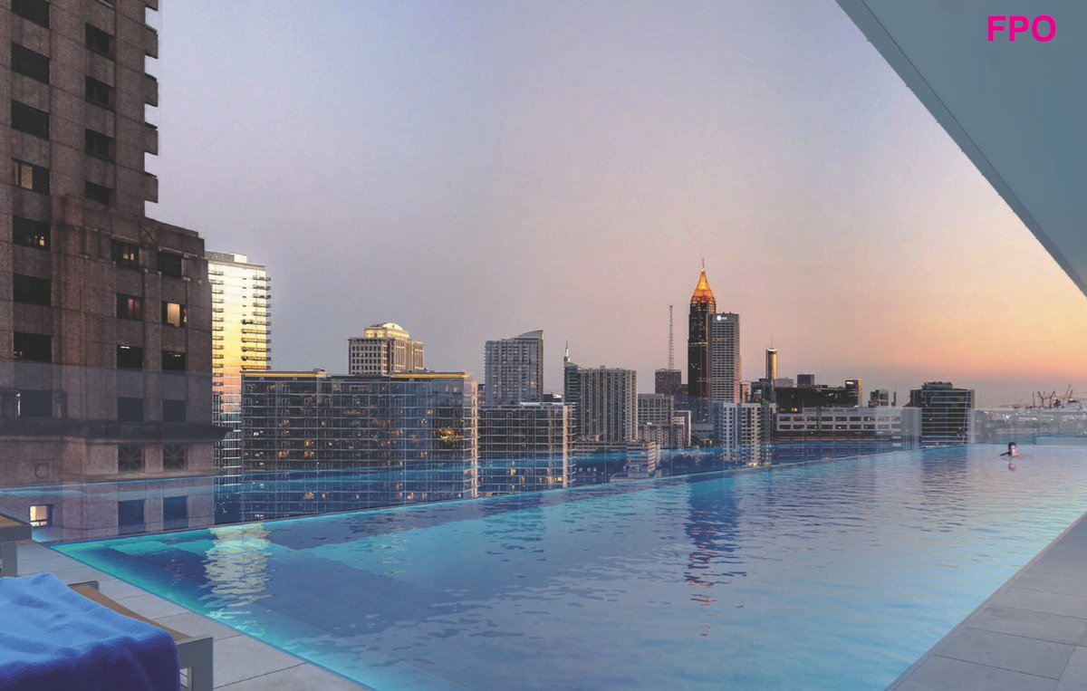 Take a dip in the first infinity edge pool of Atlanta and rejoice the majestic view of the city.
#AtlantaSkyline #InfinityEdgePool #PoolEnvy