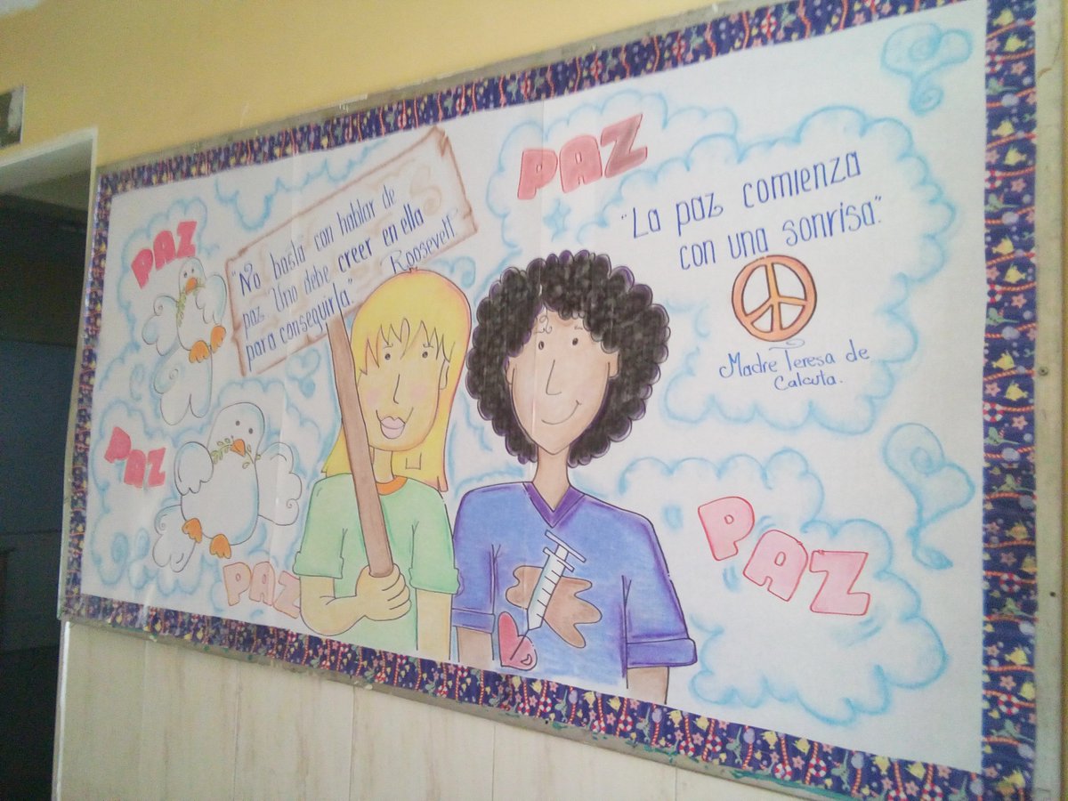 Ejap1973's tweet photo. "VACÚNATE POR LA PAZ" Los estudiantes, personal y representantes se comprometen por la paz al ser vacunados. #RMetropolitana @EducaMiranda https://t.co/H2XGx0cXNa