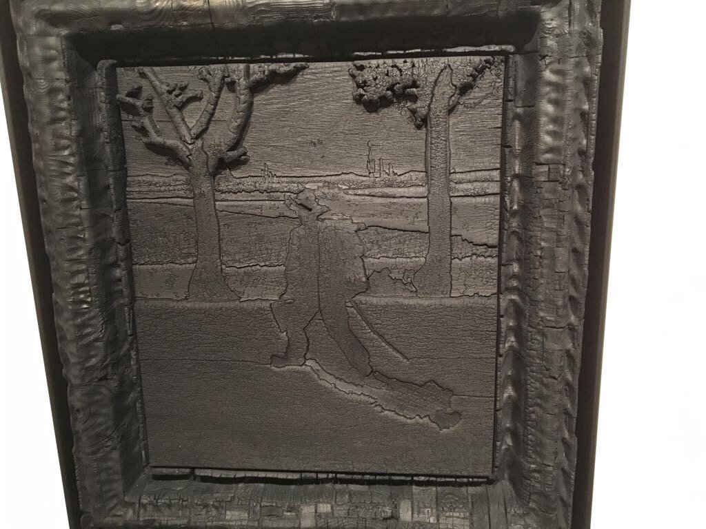 NLinChicago's tweet photo. The #Dutch-based gallery Grimm has resurrected one of #VanGogh’s long-lost paintings, reconstructing it using various types of wood. https://t.co/Qkp2a4hMOx
