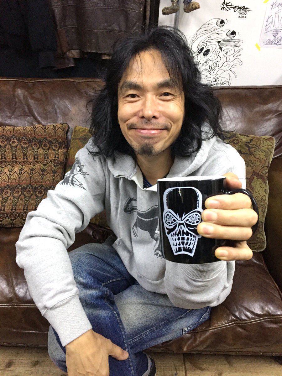 creature_kenny's tweet photo. Hanging with My Friend‼️Good Time‼️😆🤘 英二さんが遊びに来てくれました‼️ 楽しかった〜‼️😜 #満園英二 #creaturefromtheliving #terrorcat #hoodie @greed_store #forevermetal https://t.co/HR6LA5uDKy
