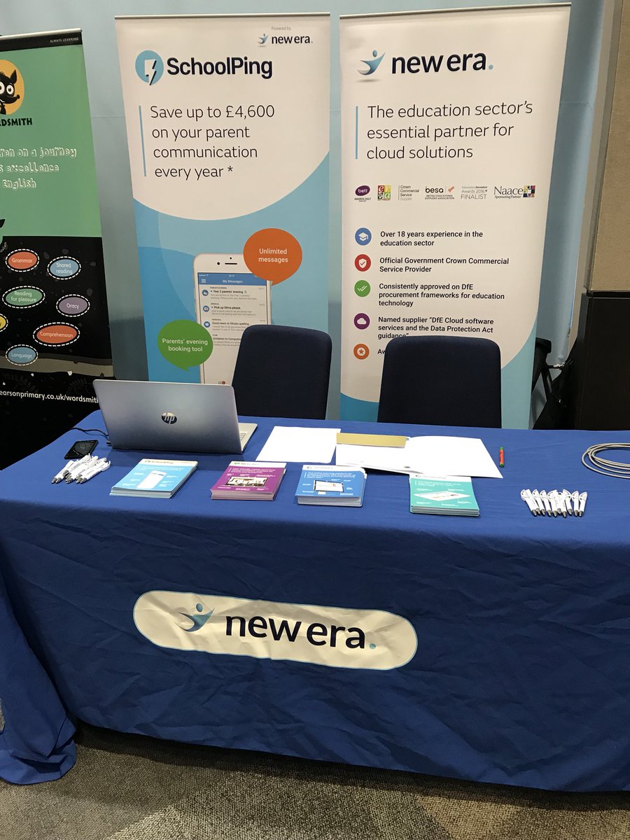 NewEraTechUK's tweet photo. Come and see us at #LearningtoShapeBirmingham today! Weβre right by the coffee! See how SchoolPing can save your school money! https://t.co/Ixi7RISTG2