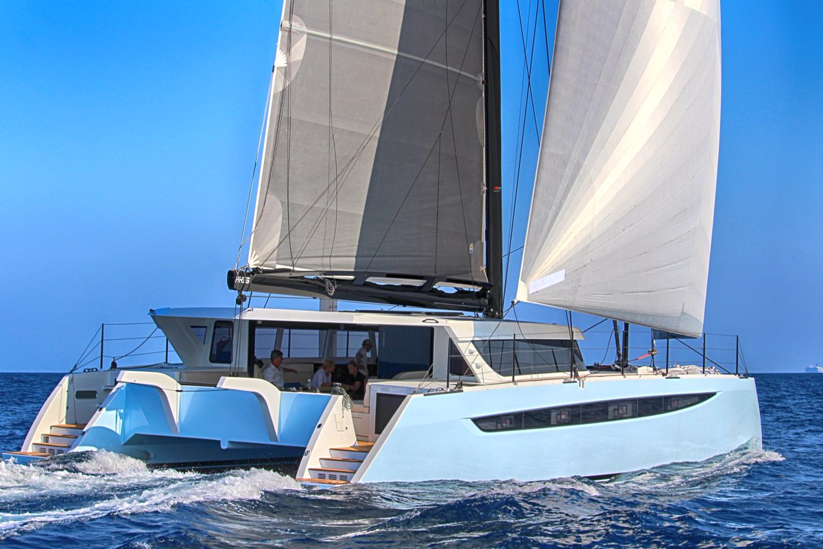 HudsonYacht's tweet photo. HH55-01 Minnehaha was a definite crowd pleaser over the weekend at the @newportboatshow. #HH55 https://t.co/Z03BgQA2cl
