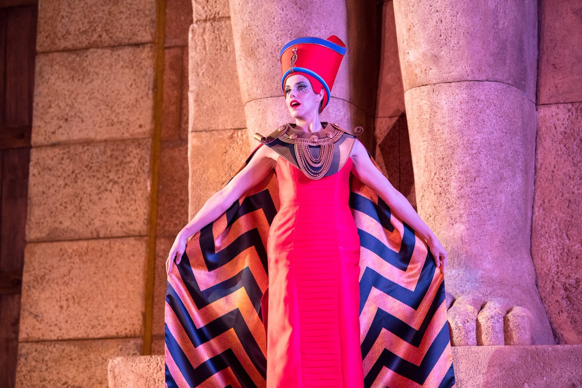 OperaAustralia's tweet photo. TOI TOI TOI to Anna-Louise Cole (Aida) & Sian Pendry (Amneris) making their Griffith Opera on the Beach - Aida debut tonight! #OperaBeach https://t.co/MlKeNVee78