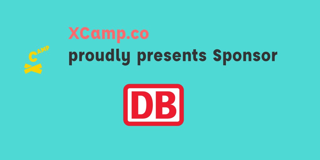 xcamp's tweet photo. #XCamp17 proudly presents new #Sponsor @dbsystel #startup #innovation #designthinking #agile #leanstartup #entrepreneur #deutschland https://t.co/xQlGg1aEtI