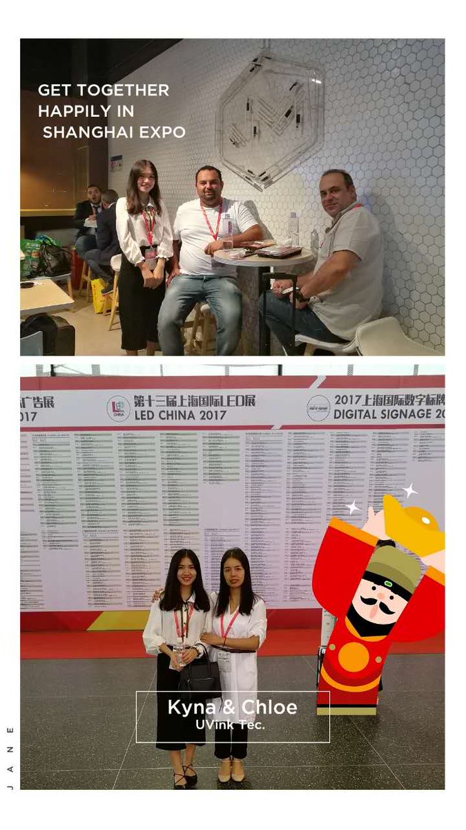 Finish attending SHnaghai SIGN CHINA EXPO.
Welcome our clients visit our company next week.
We are back to Dongguan.
See you guys next year.