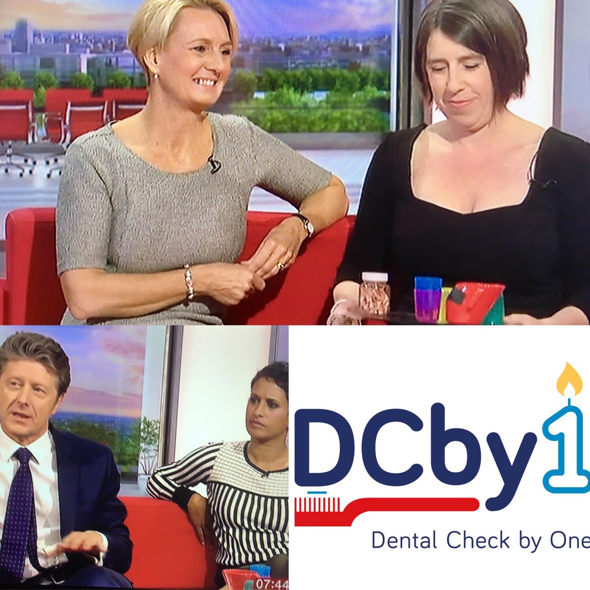 BickiepegsDoidy's tweet image. Great coverage for #DCby1 on @BBCBreakfast with Sara Hurley &amp;amp; Claire Stevens #BSPD #firstteeth #opencups #doidycup