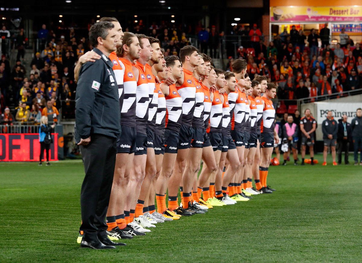 GWSGIANTS's tweet photo. GAME DAY!

⏰ 4.45pm
🏟 MCG
📺 7Mate/ Fox Footy
#NeverSurrender #AFLFinals #AFLTigersGIANTS https://t.co/cjI5OhI6el