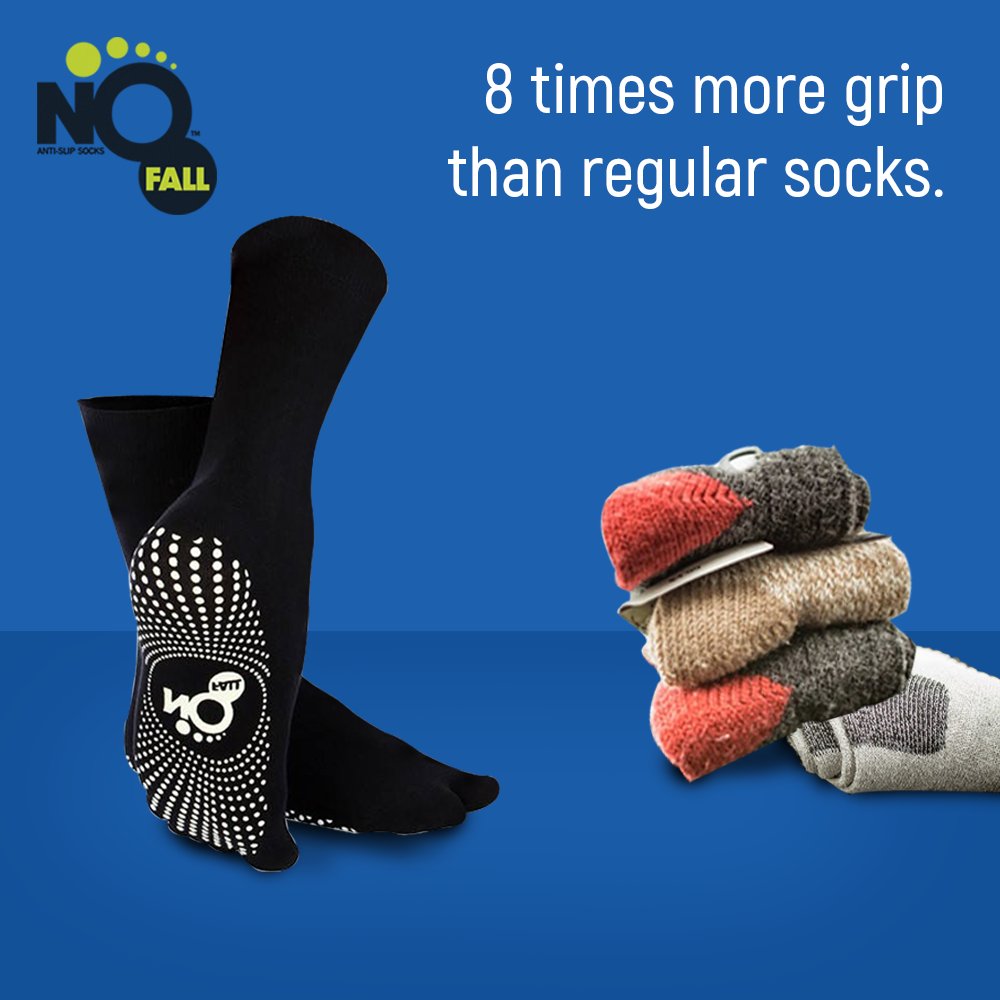 NoFallSocks's tweet photo. A must have pair of socks - https://t.co/1HTUkEJjIQ
#antislip #antiskid #socks #fightthefall https://t.co/cdq10ogTyM