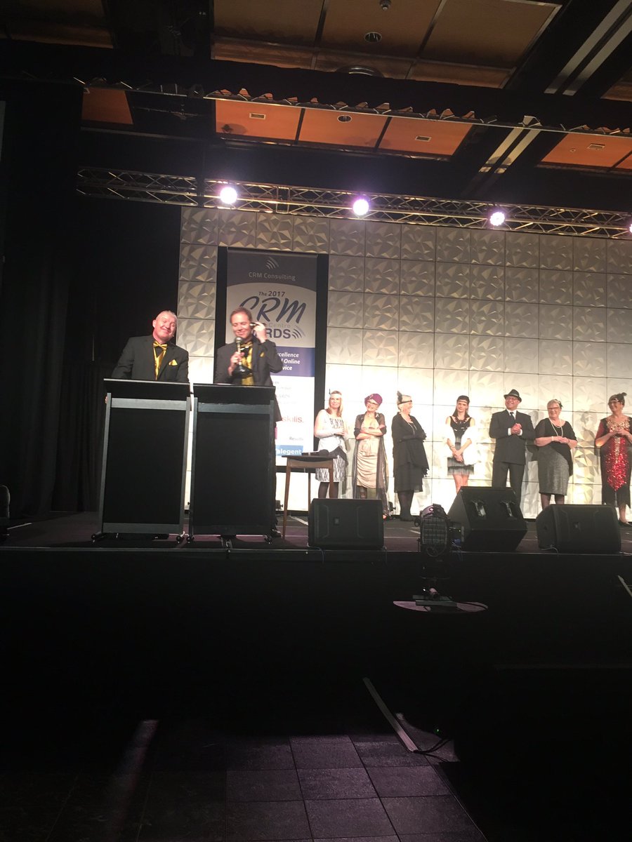 SarahHummy's tweet photo. #crmawards are in full swing tonight at SkyCity! https://t.co/YhUCJaLZUv