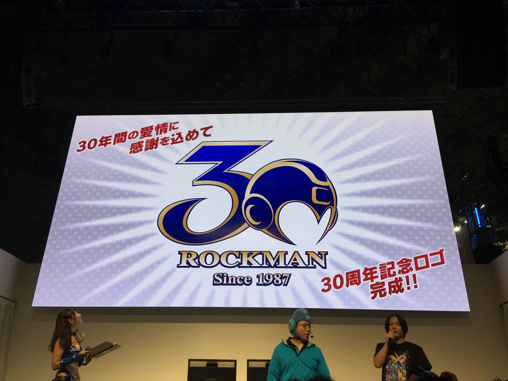 ていと ク على تويتر ロックマン30周年のロゴかっこいい 東京ゲームショー17 Ktgs17