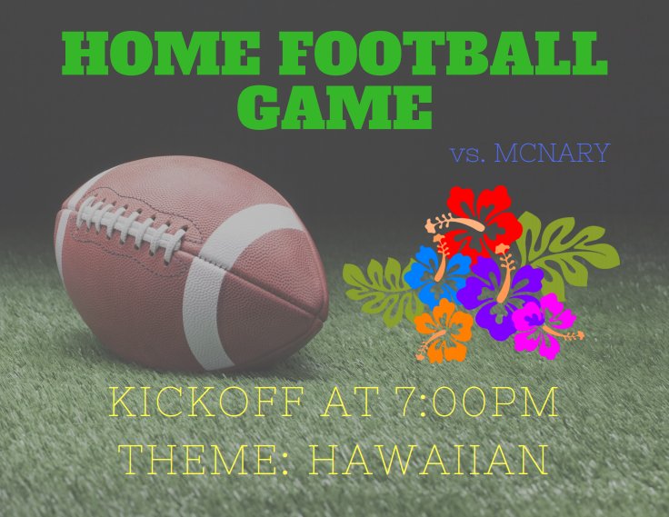 scotsmandaily's tweet photo. STUDENTS: Rock the Hawaiian theme & get in for $2!!! Got ASB? You always get in for free. See you at the game! #scotspride #scotsarmy https://t.co/EAvUfoVmFm
