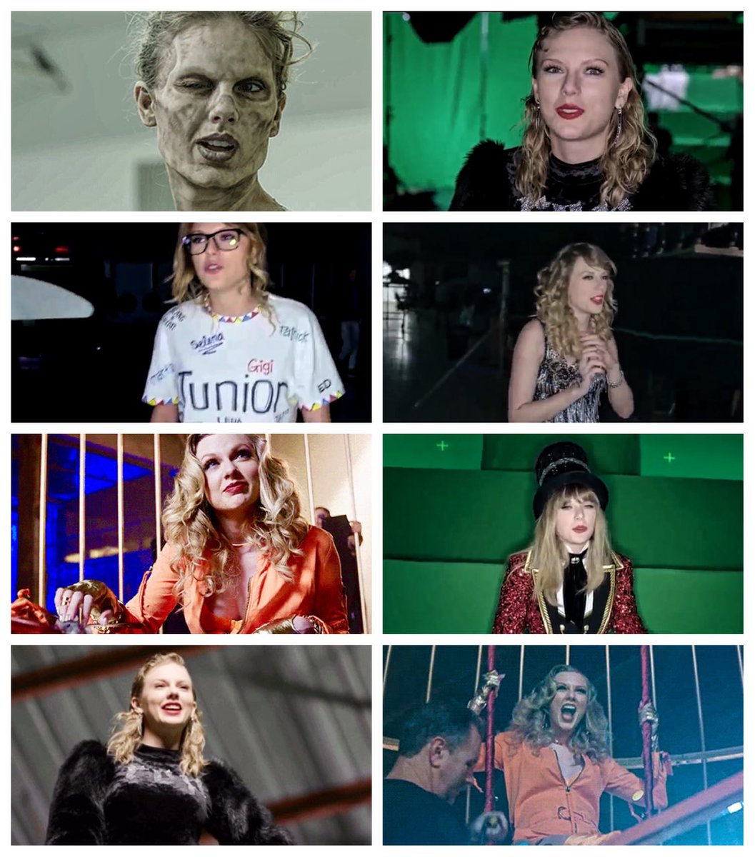 TSwiftNewsTH's tweet image. รายละเอียด เทย์เลอร์ คนเก่าแต่ละคนออกมาเนี้ยบหมดเลยค่ะ ไม่ว่าจะเป็นทรงผม การแต่งหน้า หรือ การวาดหมายเลข 13