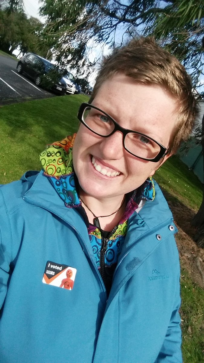 tina_clapham's tweet photo. Exercised my democratic right &amp; looked cute doing it! #Election2017 #modest https://t.co/6cMaREI9ml
