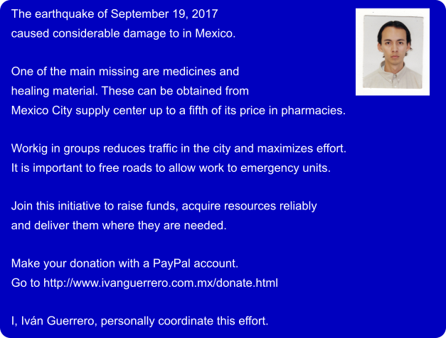 1vangro's tweet photo. Mexico and I, need your help. For details visit https://t.co/KNyAplSDvK, donate. https://t.co/F4jGqMKwU8