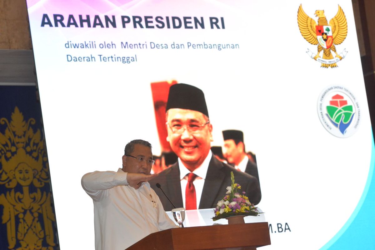 Mewakili Presiden <a href="/jokowi/">Joko Widodo</a> , <a href="/EkoSandjojo/">Eko P. Sandjojo</a> menegaskan bahwa kemandirian ekonomi bangsa merupakan akumulasi dr kemandirian ekonomi desa (22/9)