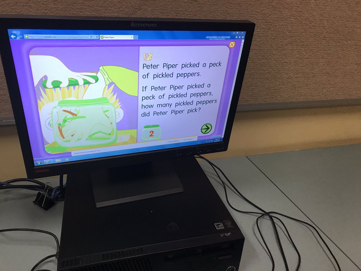 kinderFPS's tweet photo. Single sounds, cvc words, bossy e, sentences with computer games @FPS1895 @kinderFPS KT https://t.co/m7Ik98iCIV