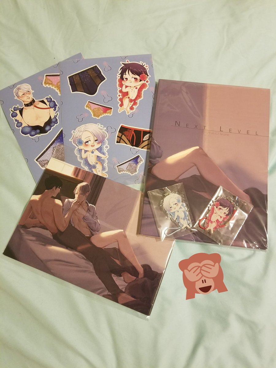 Spicenee's tweet photo. Got my order from @shirou_yuki and my zine from @nextlevelzine !!!! Can't get over how amazing they are! https://t.co/5W5rEgtU5t