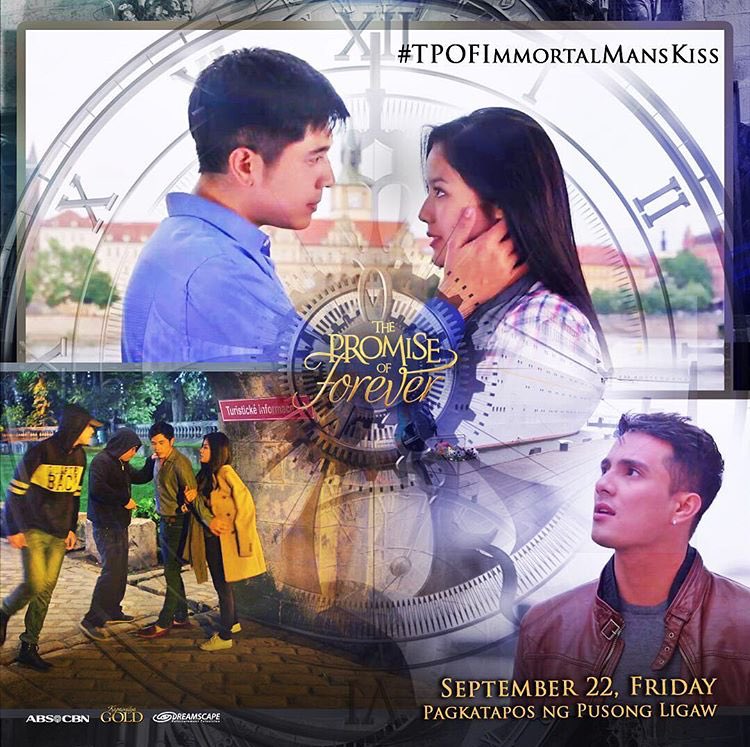 kyliembalagtas's tweet photo. Hindi na mapipigilan ang kanilang nararamdaman! #TPOFImmortalMansKiss pagkatapos ng Pusong Ligaw. https://t.co/BmaFgka9Qi