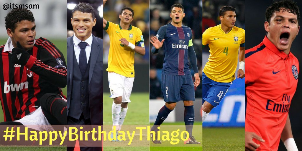 Happy Birthday Thiago Emiliano da Silva, commonly known as Thiago Silva. 