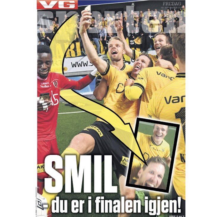 VG Sportens cover i dag😁📸