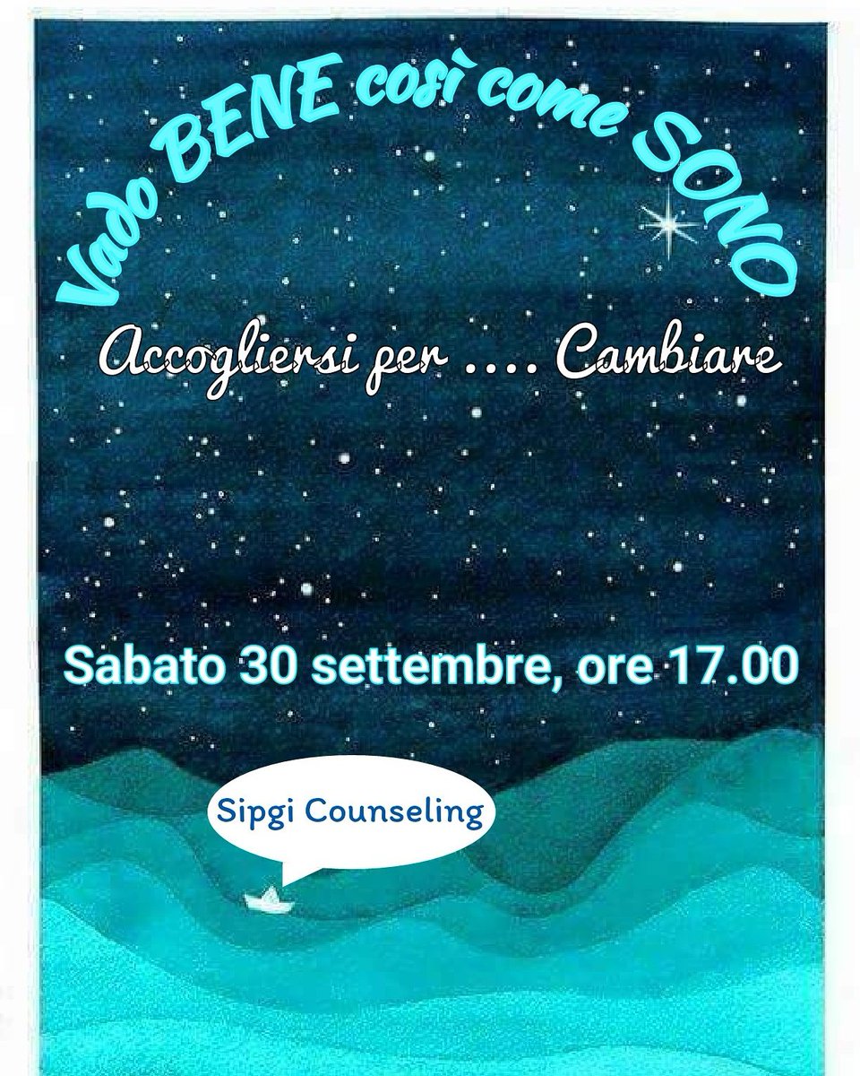 CounselingSipgi's tweet photo. Pre-training Master in Counseling Gestaltico Integrato - Sipgi Campania https://t.co/SAKauKHRN5