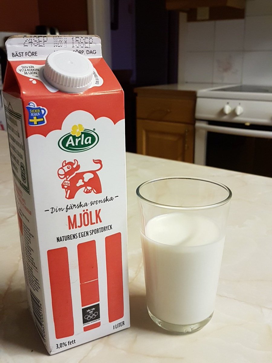 En bra start på dagen! <a href="/arlasverige/">Arla Sverige</a> <a href="/Hjartamjolk/">Hjärta mjölk</a> #svenskmjölk #enbonde