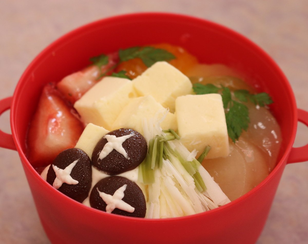 小山優子 冨貴日高店 スイーツカフェパステルさんの新作 鍋ドンプリ 全てスイーツの材料で出来てます 丼の器とプリンで ドンプリ 鍋ドンプリ ドンプリ 福知山 スイーツカフェパステル