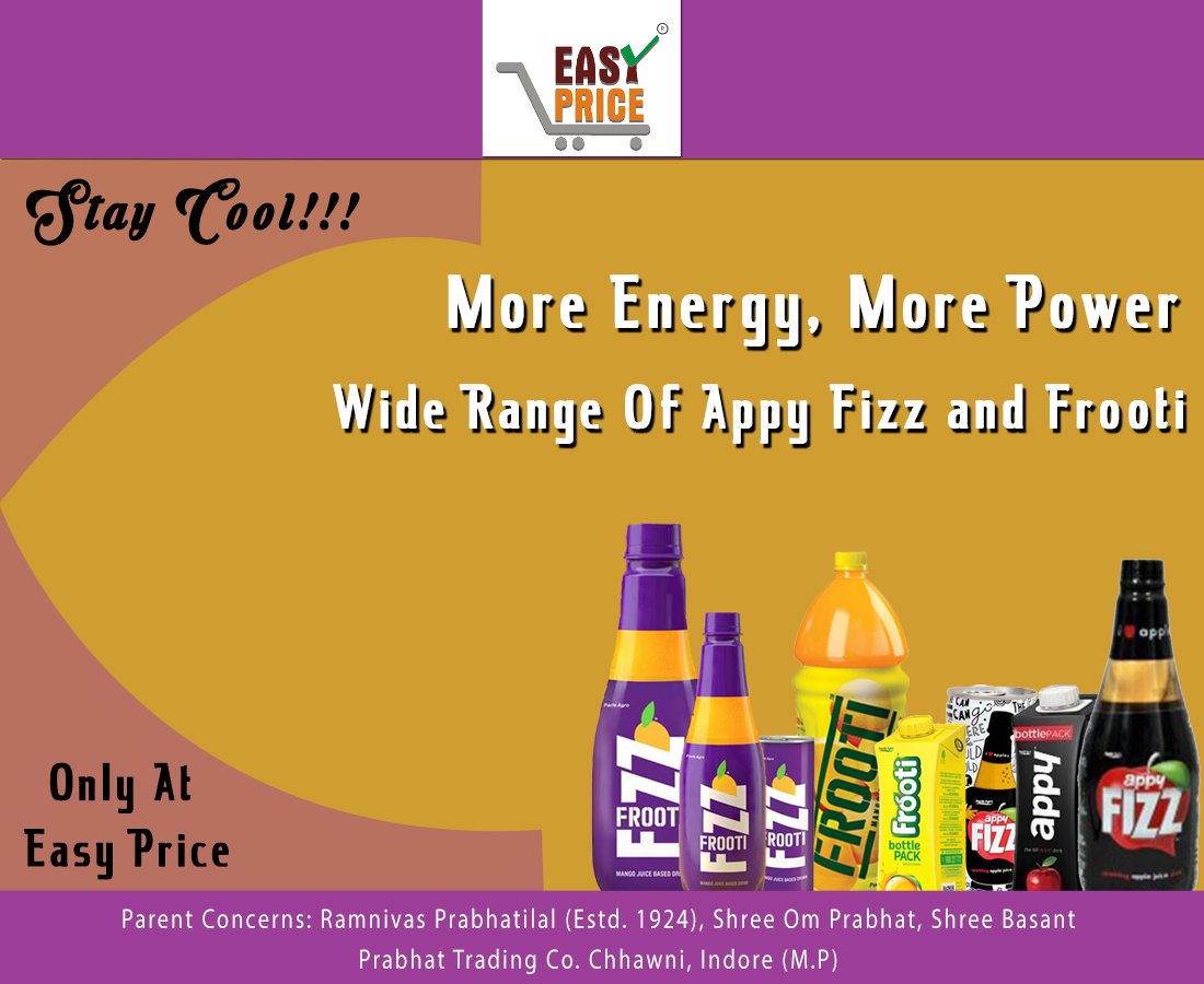 easypriceIndia's tweet photo. Boost your Energy and Refresh yourself with Tasty and amazing Energy Drinks. Only at Easy Price Shop Now.

#apply_fizz #frooti #easyprice https://t.co/GOaW73AVux