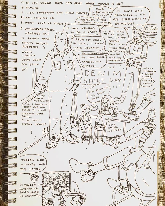 Don't worry, you can actually learn in this class; my priorities for note taking are just a little off https://t.co/RGt2lw5m8d 