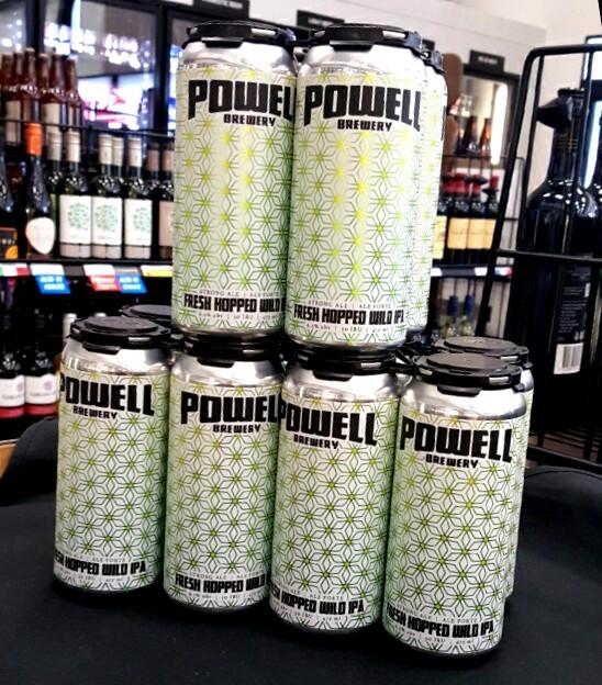 schristian2013's tweet photo. @PowellBeer @whatcomwine is fully stocked with Fresh Hopped Wild IPA! #craftbeer #killercan #whatcomhasit #hophead https://t.co/iNOF1bMyyi