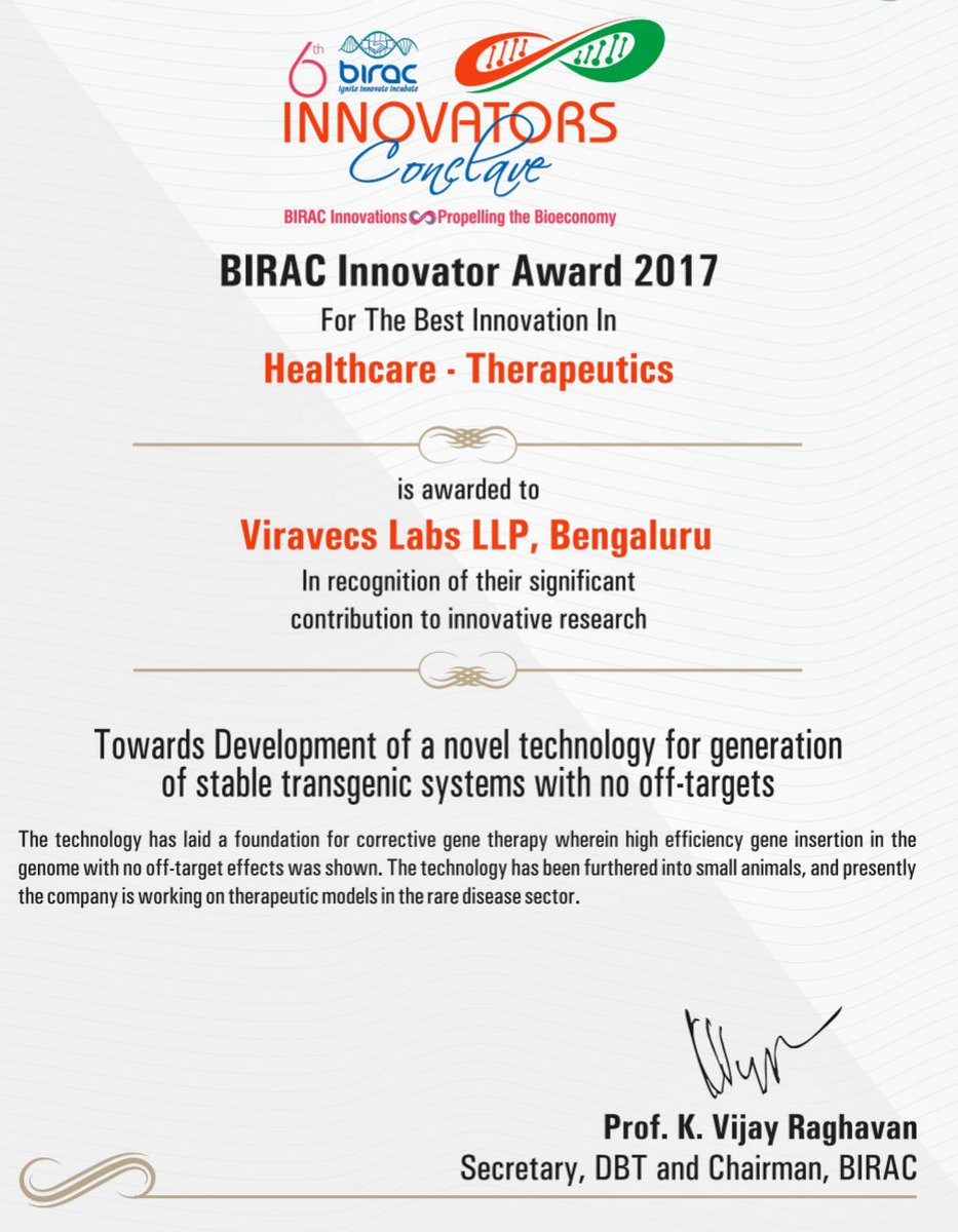 CNBCYoungTurks's tweet photo. .@BIRAC_2012 Innovators Award 2017 @DBTIndia @satyadash @kvijayraghavan https://t.co/dIRY3SVwKc
