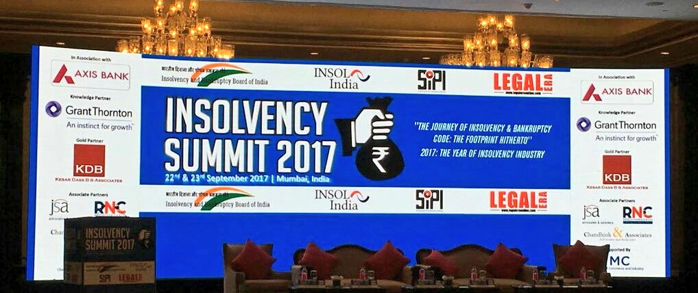 GrantThorntonIN's tweet photo. We are associating with #INSOLIndia as the #KnowledgePartner for the #InsolvencySummit2017 in Mumbai today and tomorrow. https://t.co/Gz8ZoMHj2a