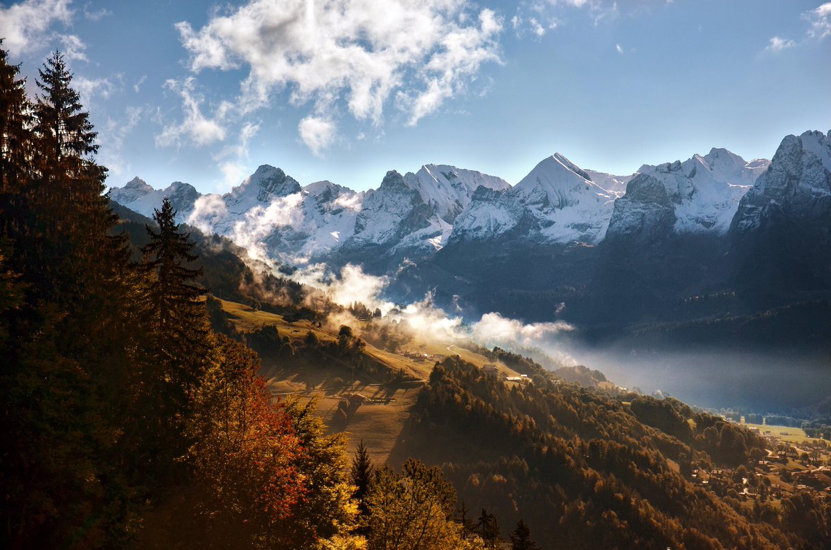 Les couleurs d'automne s'installent à #mongrandbo 🍂❄️
