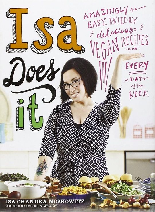 herbivore's tweet photo. Product of the day! Check out this awesome vegan recipe book! https://t.co/YKnTySYIde #isadoesit #veganrecipes #POTD https://t.co/y0nf1grqac