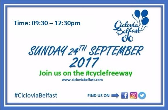 ulsteroperatic's tweet photo. #knightsonbikes join us on the #cyclefreeway and look out for us on bikes and our cast singing along the #route https://t.co/xcScOr9GPt