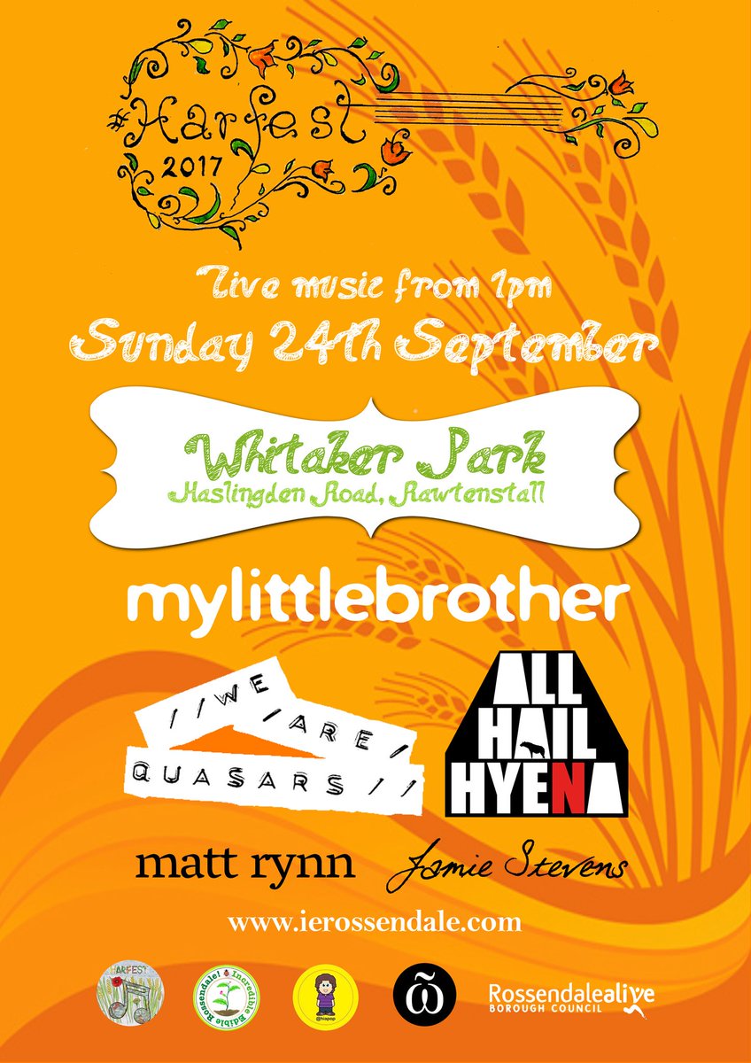 _HarFest's tweet image. Sunday! 

Who's coming? 

It's FREE! 

#Rossendale