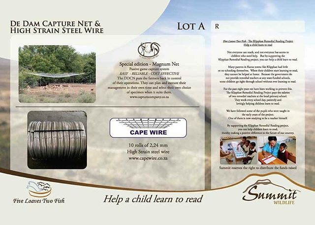 DamWildlife's tweet photo. Please come and support the annual Summit Wildlife auction for 2017. The Charity lot available has a Special Edition-Magnum Net along with 1 https://t.co/HbKbF7d7me
