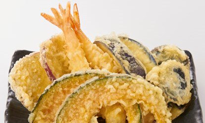 えびと季節野菜の天ぷら（天つゆ付）】秋のお彼岸に「天ぷらセット」は