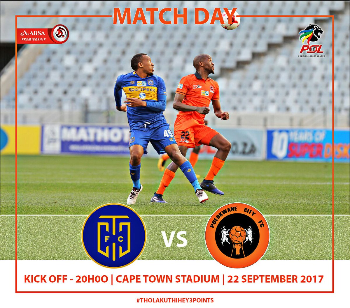 polokwane_city's tweet photo. Match Day! We delivering Oranges @CapeTownCityFC #CtStadium #CtCityPlkCity
#AbsaPrem
#22Sep #20H00
#TholukuthiHey3Points
#WeRiseAndShine https://t.co/jHE2IM19Zi