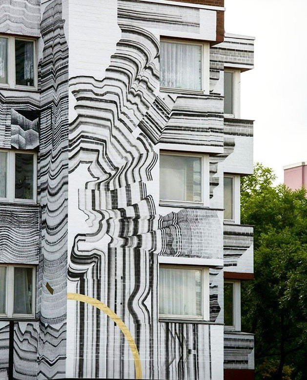 FranCacirano's tweet photo. New mural by @never2501 for Urban Nation Berlin #streetart #never2501 #urbannation #berlin #abstract #mural #streetarteverywhere https://t.co/l61t6nrcWl