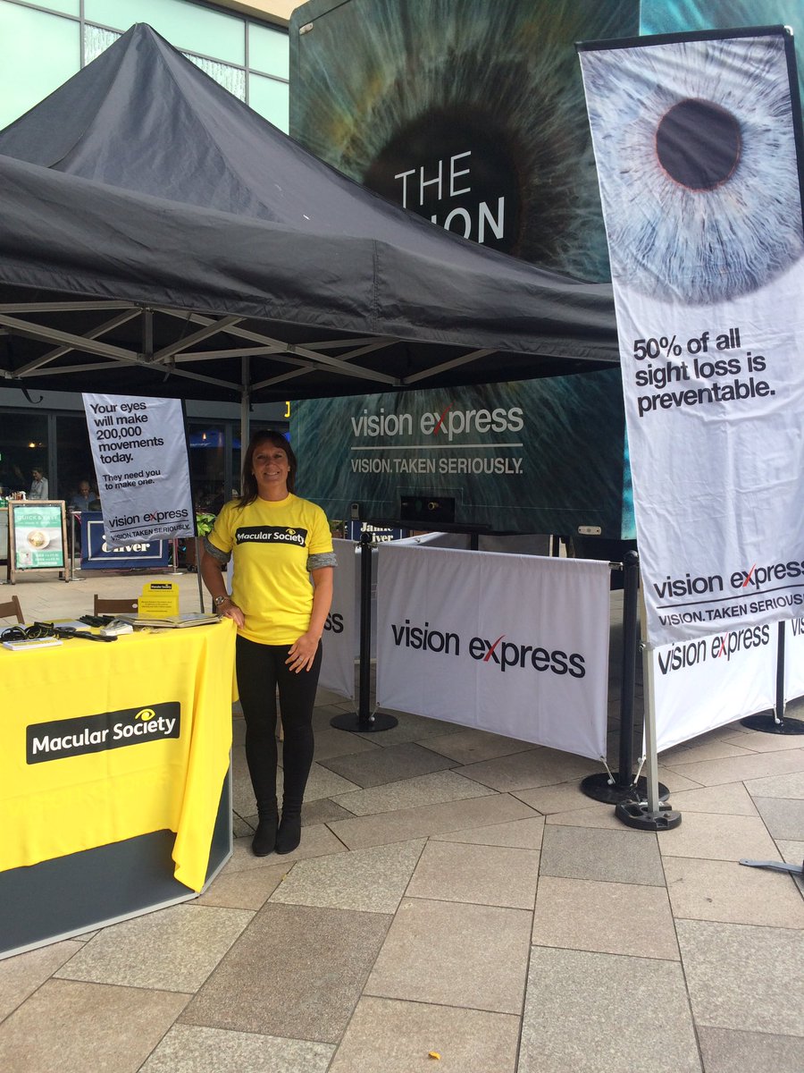 VisionExpress's tweet photo. Macular degeneration steals your central vision. Early detection is vital. Don't wait until your eye sight deteriorates to have them checked https://t.co/jcFpW0k2ax